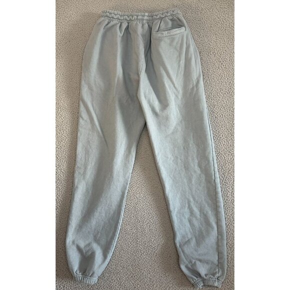 Snax Sweatpants Large Blue Drawstring Waist Cotton Fleece Peru - Picture 2 of 13